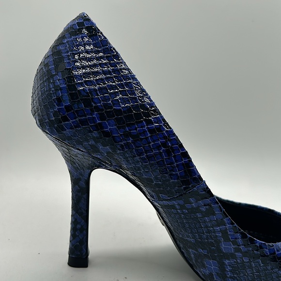 Zara NWT Sexy Blue Snakeskin Print Stiletto Heels Shoes **Size 38/US 7.5**🔥🔥 - Picture 6 of 7